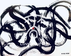 Donation work to Heal to Heal mission by resident artist Jin Lee